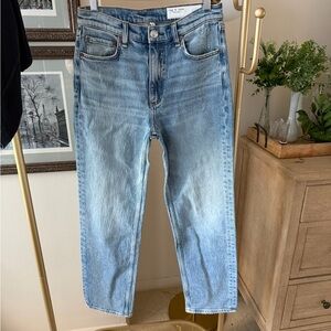 Rag & Bone Harlow mid rise Ankle Straight Jeans
